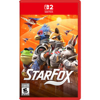 Star Fox Video Game for Nintendo Switch 2-Blast off on a high-octane adventure to save the Lylat system from invasion with Fox McCloud and team