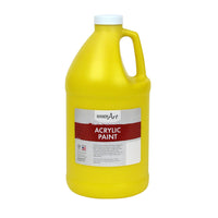 Handy Art Acrylic Paint Half Gallon - Chrome Yellow-Student Acrylic is a high quality, economical classroom acrylic