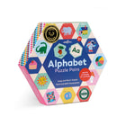 eeBoo Alphabet Hexagon Puzzle Pairs-Self-correcting hexagon-shaped puzzle pieces allow children to test and explore their knowledge of the alphabet and the sounds its letters stand for