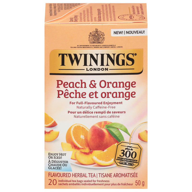 Twinings Peach and Orange Tea - 20 Pack | staples.ca