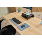 Fellowes Breyta XL Mousepad Wrist Rest with HEX Cushion - Blue-Made from 74% post-consumer recycled content and 100% recyclable with Fellowes takeback program