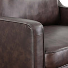 Modway Impart Genuine Leather Armchair - Brown-Assembly Required