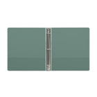 Staples 1" Binder - Green Arches Design-Paperboard with PVC Transparent Film