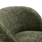 Modway Vesta Chenille Fabric Upholstered Swivel Chair - Basil-8