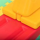 Qaba Plastic Kids 2-Seat Seesaw - Multicoloured-Material: HDPE, PP 