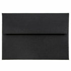 JAM Paper Recycled Stationery Set - 25 White Cards and 25 A6 Envelopes - Black Linen Recycled - set of 25-Size: A6 (4.75" x 6.5")