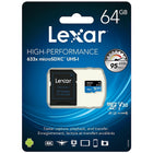 Lexar 64GB 633X CL10 Micro SDXC-For tablets, sports camcorders, and smartphones
