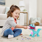 VTech Sandy Snacks-a-Lot - English-Pet her head or press her back buttons for phrases and songs about food, flavors, colors and axolotl facts