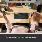 Logitech Ergo M575 Wireless Optical Trackball Mouse - Black-Two ways to connect and multi-OS: Connect simply with Bluetooth or the USB receiver and never worry about drop-offs or lag up to a 10m (33 ft) range