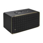 JBL Authentics 500 - Hi-fidelity smart home speaker with Wi-Fi, Bluetooth and Voice Assistants-270 watts of 3.1 channel sound, with virtual Dolby Atmos® create a lifelike musical experience that makes you feel like you’re hearing your music live—right from the front row. Three 2.5mm tweeters and three 2.75” midrange woofers provide so much clarity that every detail of your favorite song sounds brand new, while a 6.5” down firing subwoofer and the patented SlipStream™ bass port extend the low end to a new le