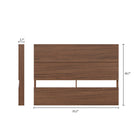 Nexera Panel Headboard - Full Size - Walnut-6