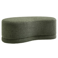 Modway Nimbus 48" Upholstered Ottoman Bench - Sage-Soft Chenille Upholstery