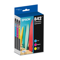 Epson T842 DURABrite Ultra Ink Combo Pack - Standard Yield - Colour - 3 Pack-Epson printing system is designed to be used exclusively with Epson Genuine Cartridges. Use of non-genuine ink could cause damage not covered under the printer’s limited warranty