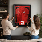 Frameworth Official FIFA World Cup 2026 Team Canada Framed Replica Jersey - 25.75" x 33.75"-6
