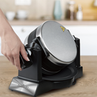 Salton Double Rotary XL Waffle Maker- non-stick cooking surface: effortlessly remove cooked waffles 