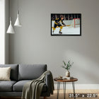 Bobby Orr Boston Bruins Skating - Framed Canvas - 31" x 22"-Ready to hang - arrives fully assembled