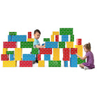Teacher Created Resources Easy-Stack Cardboard Blocks - 40 Piece Set-Smooth surfaces allow for easy cleaning and sanitizing