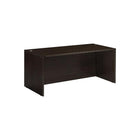 Office Star Napa Collection 66" Desk Shell, Espresso-Features 1” tops and end panels, and 5/8” modesty panels