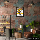 Jack Eichel Vegas Golden Knights - Framed Canvas - 22" x 31"-Officially licensed by the NHL and NHLPA
