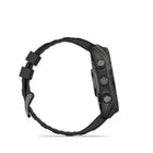 Garmin fēnix 8 - AMOLED Outdoor Recreation/Adventure Watches - 51 mm - AMOLED Sapphire, Carbon Gray DLC Titanium with Black/Pebble Gray Silicone Band-Navigate the outdoors with superior positioning accuracy, thanks to multi-band GPS with SatIQ™ technology plus built-in sensors for 3-axis compass, gyroscope and barometric altimeter