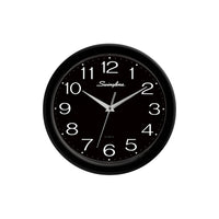 Swingline Black Fashion Wall Clock-12-inch wall clock with high impact polystyrene frame and metal hands; Black
