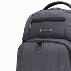 Nextech 15.6" Laptop Backpack - 37L - Grey-The carabiner can help prevent bag from being stolen by wrapping and securing the strap around a stable structure