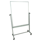 Luxor 36" x 48" Mobile Whiteboard, (MB3648WW)-Designed for use in classrooms, boardrooms, and more, the Luxor MB3648WW Mobile Magnetic Reversible Whiteboard is a dual-sided magnetic whiteboard with four casters for enhanced mobility.