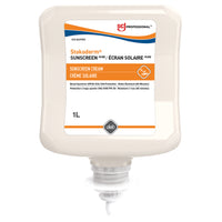SC Johnson Professional Stokoderm Sunscreen Pure - 1 L - 6 Pack-Sun Protection Factor of 30 provides 30 times the skin’s normal protection against the sun’s UVB rays