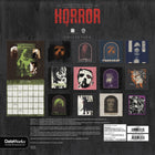 DateWorks 2026 16-Month Wall Calendar - 12" x 12" - Horror Collection - Bilingual-13 High Quality Images printed on Premium Paper