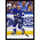 Nikita Kucherov Lightning Action - Framed Canvas - 31" x 22"-Premium canvas print with gallery-wrapped edges