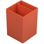 JAM Paper Plastic Pen Holder - Orange-Colour: Orange | Be stylish and organized with a modern colourful pencil holder.