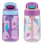 Contigo Kids Aubrey Leak-Proof Water Bottles - 14 oz (414 mL) - Orchid Bunnicorn & Strawberry Cream - 2 Pack-More play, less mess: Lid closes securely for leak-proof travel. spill-proof when drinking