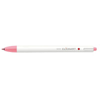 Zebra ClickArt Retractable Marker Pen - Pink-Perfect for journaling, colour coding, drawing, and everyday writing.