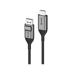 ALOGIC Ultra DisplayPort 1.4 to 4K HDMI Active Cable - 2m-Plug and Play - Active Chipset - The HDMI cable includes a built-in chipset to allow support for ACTIVE conversion. The ACTIVE cable will work with DisplayPort or DisplayPort outputs that are not capable of outputting DP++, such as a video card like AMD Eyefinity, it will also work with DP++ outputs. The cable is also Plug and Play, allowing for immediate use without driver or software installation