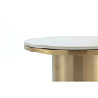 Manhattan Comfort Glenn 19.68" Modern Glam End Table - Gold-Classy Elegant Design to Enhance your Living Environment