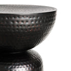 Modway Mella Metal Hammered Side Table - Black-6