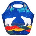 Oscardo Sky Watchers by Dawn Oman Lunch Bag-Authentic Indigenous Art Designs - Showcases stunning artwork by First Nations, Inuit, and Métis artists from across Canada, bringing Indigenous culture and creativity to everyday life