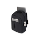 Bugatti Transit Pro Backpack - 17.3" - Black-Front organizer compartment with key leash