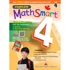 Popular Book Company Complete MathSmart for Grade 4 - Extensive Edition - English-QR codes which bring students to educational videos online 