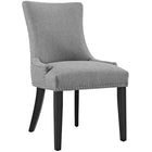 Modway Marquis Fabric Dining Side Chair - Light Grey - 2 Pack-Dense Foam Padding for Comfort