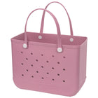 Merangue Large EVA Travel Tote - Light Pink-Spacious & lightweight – large size (45 x 35 x 24 cm) with ample storage space