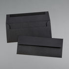 JAM Paper #10 Business Envelopes, 4 1/8 x 9.5, Black Linen Recycled, 100 Pack (900921796g)-Material: paper