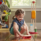 Melissa & Doug Dust, Sweep, Mop-Includes broom, mop, duster, dustpan, brush, and storage stand