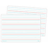 Teacher Created Resources Double-Sided Writing Dry Erase Boards, Pack of 10-10 double-sided whiteboards per pack with non-ghosting, write-on/wipe-off surface.