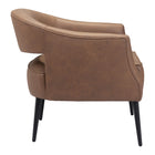 Zuo Berkeley Accent Chair - Vintage Brown-Dimensions: 29.9" L x 28.0" W x 29.1" H