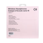Basic Tech Wireless Over The Ear Headphones - Pink-Auxiliary audio cable is included