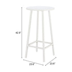 Zuo Ren Bar Table - White-6
