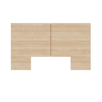 Nexera James Headboard - Queen Size - Natural Blonde Oak-Modern Aesthetic: Elevate your bedroom decor with a modern headboard featuring clean lines and a minimalist design
