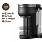Keurig K-Crema Single Serve Coffee Maker - Black-4 Cup Sizes - 177, 237, 296, and 355 ml (6, 8, 10, and 12 oz)