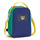 Roots Insulated Lunch Bag - 7L - Green Navy -Organized Storage: Two zippered compartments and an interior mesh pocket keep essentials neatly arranged